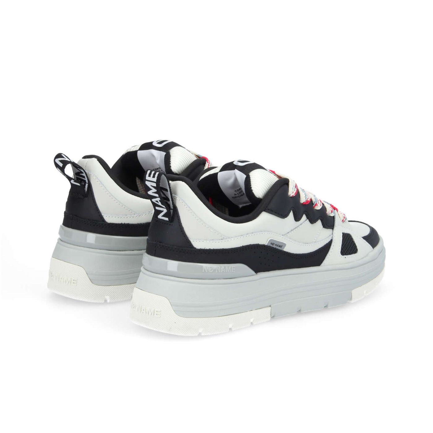 NOLLIE SNEAKER W  -  NAPPA/NUB/NAPPA  - BIANCO SPORCO/NERO